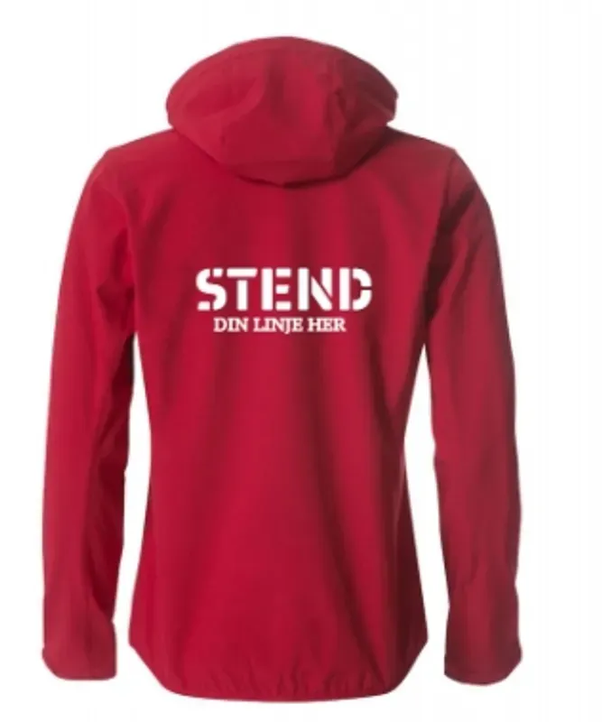 Softshelljakke med hette Dame Stend VGS