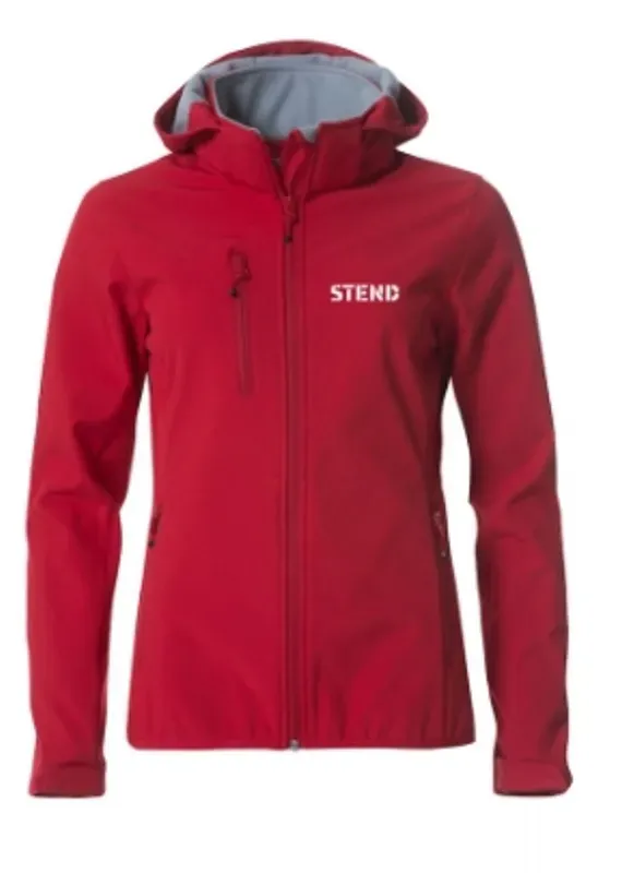 Softshelljakke med hette Dame Stend VGS